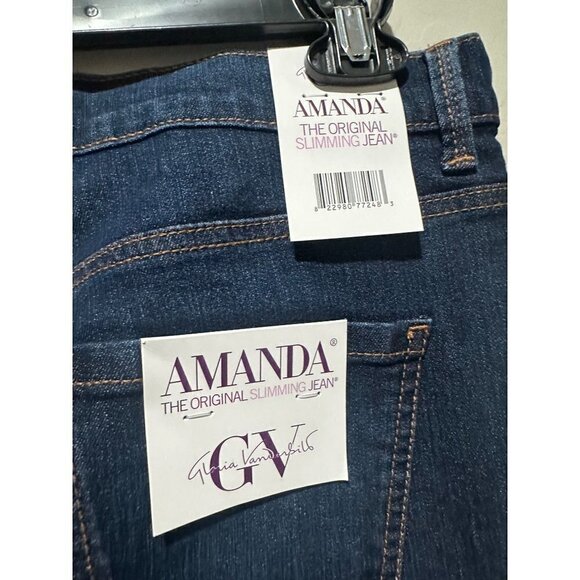 Gloria Vanderbilt Women's Classic Amanda High Ride Tapered size 12 NWT - Picture 5 of 7